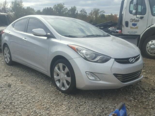 KMHDH4AE9CU406251 - 2012 HYUNDAI ELANTRA GL SILVER photo 1