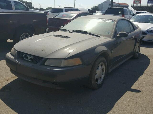 1FAFP4043XF132764 - 1999 FORD MUSTANG GREEN photo 2