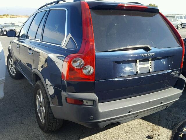 YV1CZ59HX31017759 - 2003 VOLVO XC90 BLUE photo 3