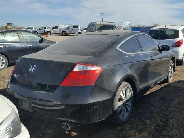 1HGCS12879A017774 - 2009 HONDA ACCORD BLACK photo 4