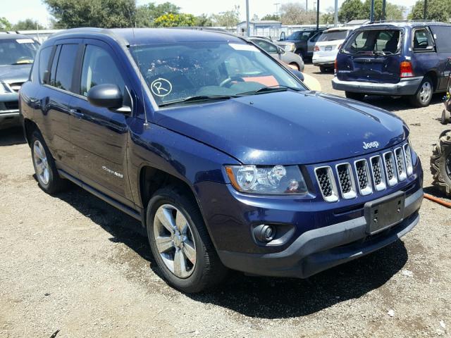 1C4NJCBBXED758124 - 2014 JEEP COMPASS SP BLUE photo 1