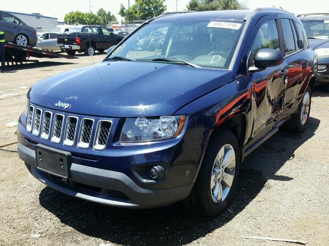 1C4NJCBBXED758124 - 2014 JEEP COMPASS SP BLUE photo 2