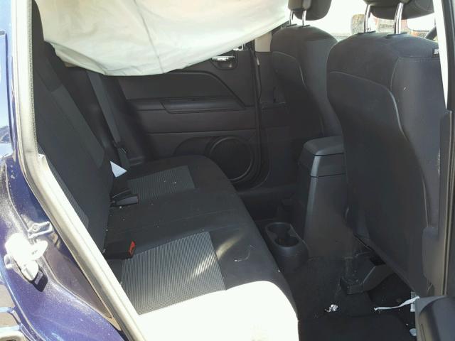 1C4NJCBBXED758124 - 2014 JEEP COMPASS SP BLUE photo 6