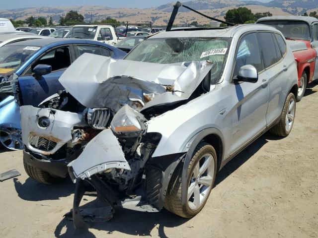 5UXWZ7C52H0U45897 - 2017 BMW X3 SDRIVE2 Күміс фото 2