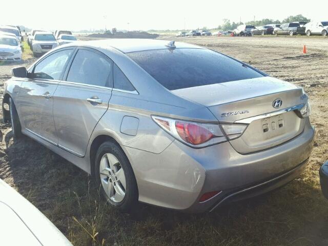 KMHEC4A47CA026904 - 2012 HYUNDAI SONATA SILVER photo 3