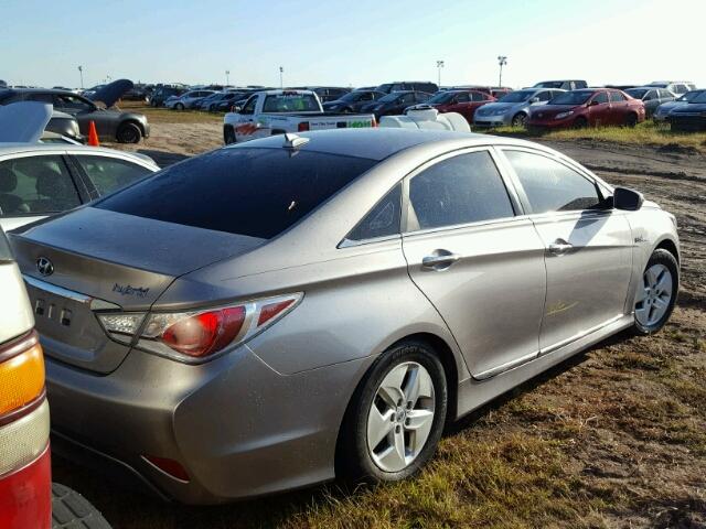 KMHEC4A47CA026904 - 2012 HYUNDAI SONATA SILVER photo 4