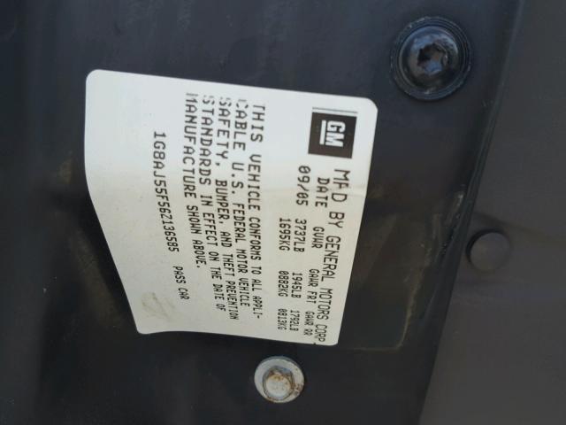 1G8AJ55F56Z136585 - 2006 SATURN ION LEVEL SILVER photo 10