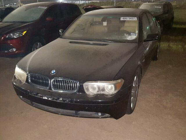 WBAGL63535DP75034 - 2005 BMW 745 I BLACK photo 2