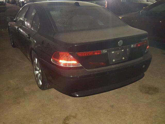 WBAGL63535DP75034 - 2005 BMW 745 I BLACK photo 3