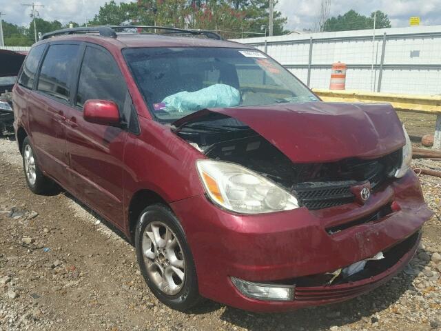 5TDBA22C64S003805 - 2004 TOYOTA SIENNA BURGUNDY photo 1