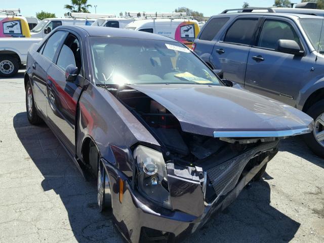 1G6DM57T560141287 - 2006 CADILLAC CTS BURGUNDY photo 1