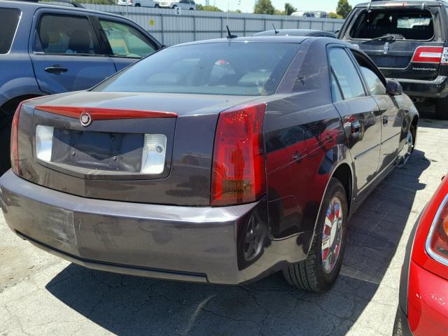 1G6DM57T560141287 - 2006 CADILLAC CTS BURGUNDY photo 4