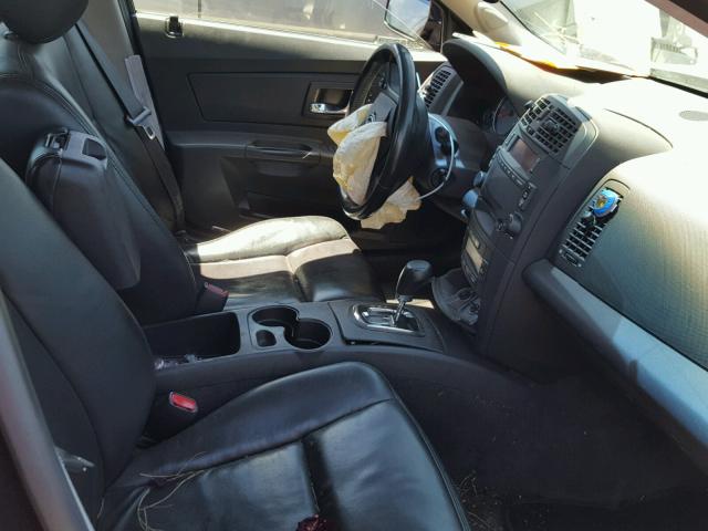 1G6DM57T560141287 - 2006 CADILLAC CTS BURGUNDY photo 5