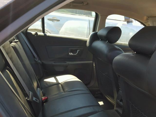 1G6DM57T560141287 - 2006 CADILLAC CTS BURGUNDY photo 6