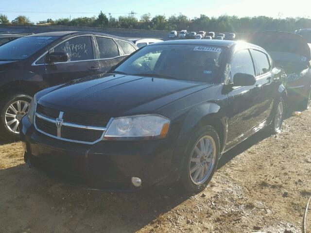 1B3CC5FB0AN177910 - 2010 DODGE AVENGER BLACK photo 2