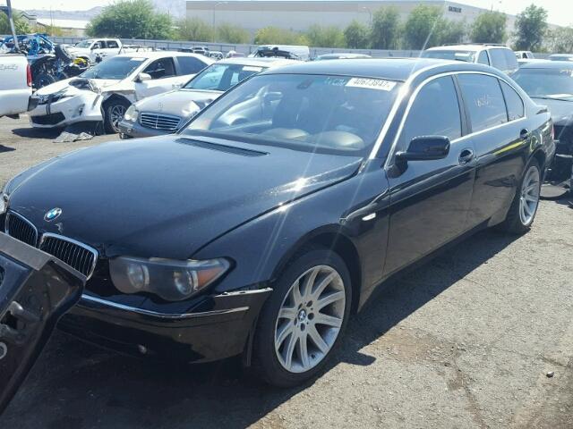 WBAGN63403DR13899 - 2003 BMW 745 LI BLACK photo 2