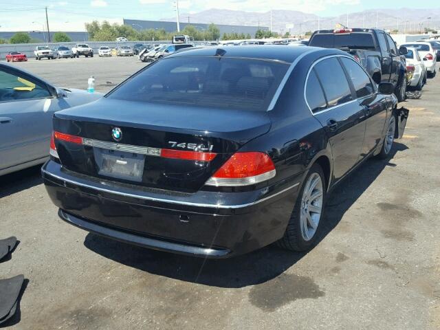 WBAGN63403DR13899 - 2003 BMW 745 LI BLACK photo 4