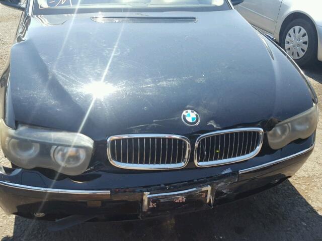 WBAGN63403DR13899 - 2003 BMW 745 LI BLACK photo 7