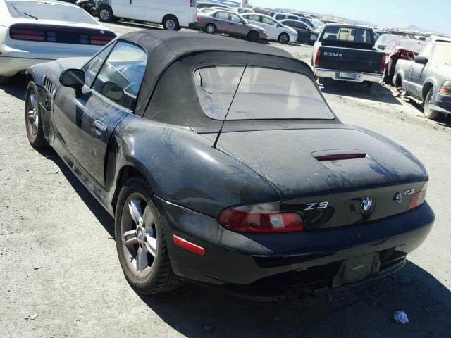 4USCH9347YLG03740 - 2000 BMW Z3 2.3 BLACK photo 3