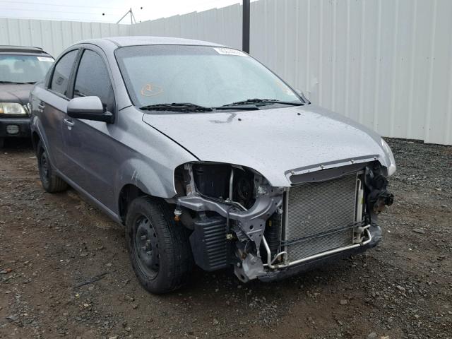 KL1TD5DE0BB216949 - 2011 CHEVROLET AVEO LS SILVER photo 1