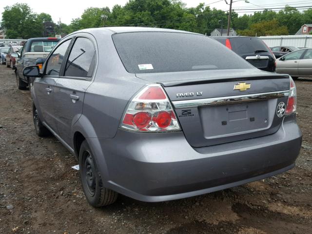 KL1TD5DE0BB216949 - 2011 CHEVROLET AVEO LS SILVER photo 3