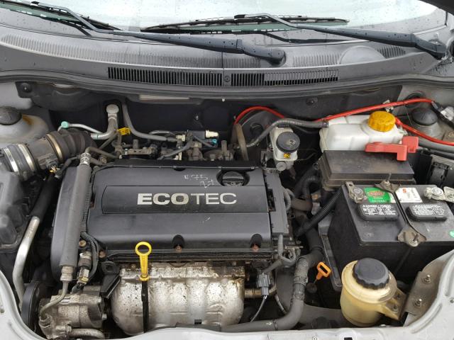 KL1TD5DE0BB216949 - 2011 CHEVROLET AVEO LS SILVER photo 7