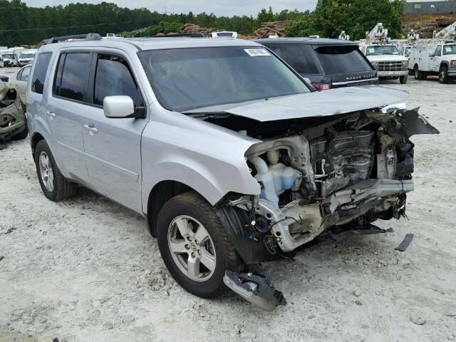 5FNYF3H51BB047092 - 2011 HONDA PILOT EXL SILVER photo 1