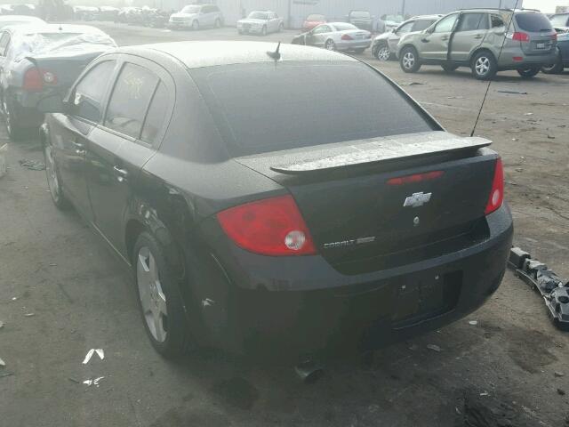 1G1AM58B687126743 - 2008 CHEVROLET COBALT SPO BLACK photo 3