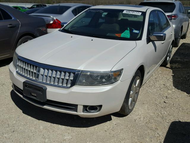 3LNHM26T59R602793 - 2009 LINCOLN MKZ WHITE photo 2