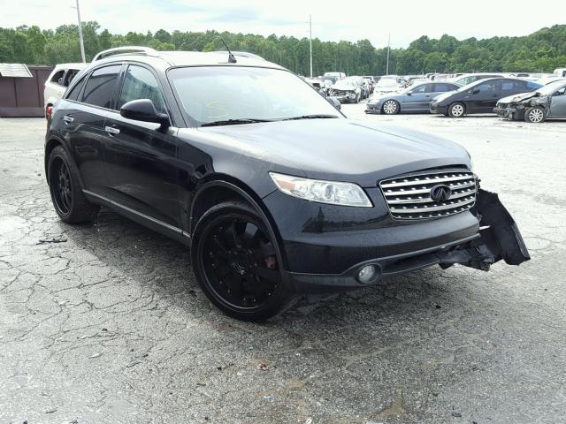 JNRBS08W64X404610 - 2004 INFINITI FX45 BLACK photo 1