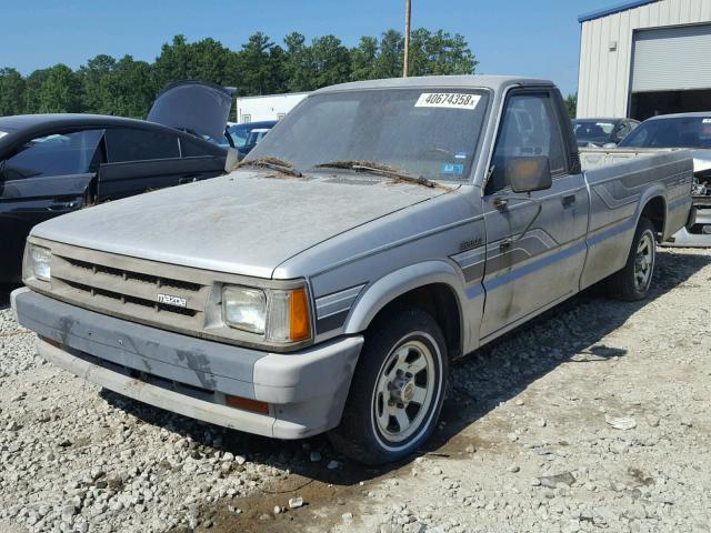 JM2UF2111G0519812 - 1986 MAZDA B2000 LONG SILVER photo 2