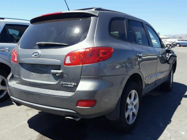 5NMSH73E29H305871 - 2009 HYUNDAI SANTA FE S GRAY photo 4