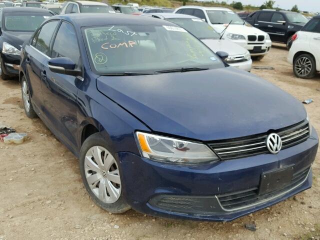 3VWDP7AJ9DM407215 - 2013 VOLKSWAGEN JETTA SE Mavi foto 1
