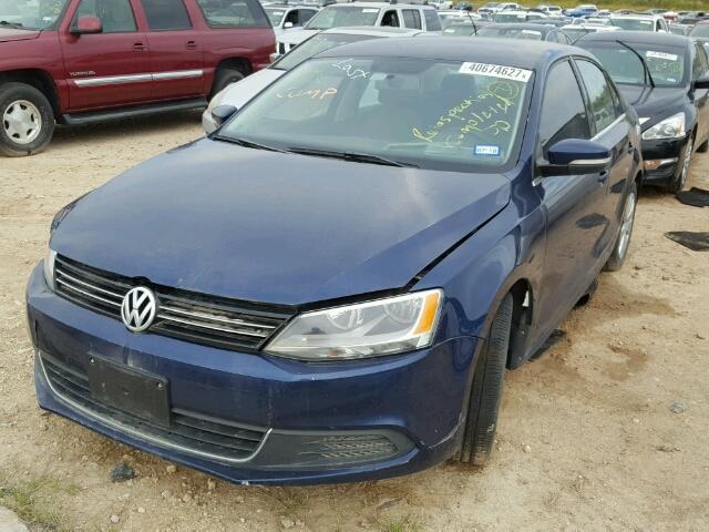 3VWDP7AJ9DM407215 - 2013 VOLKSWAGEN JETTA SE Mavi foto 2