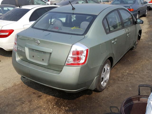 3N1AB61E88L760111 - 2008 NISSAN SENTRA 2.0 GREEN photo 4