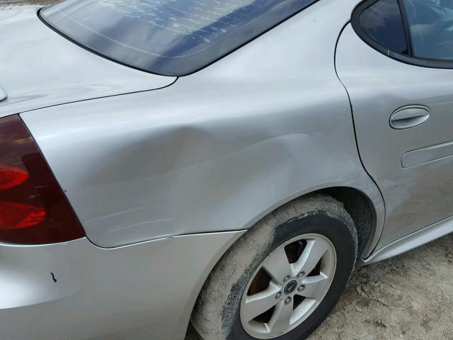 2G2WP552461264756 - 2006 PONTIAC GRAND PRIX SILVER photo 9
