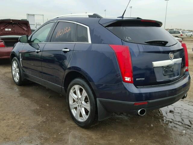 3GYFNBEY7BS539128 - 2011 CADILLAC SRX BLUE photo 3