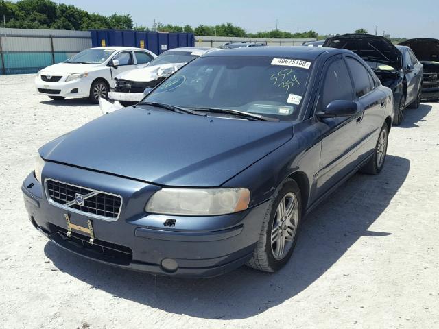 YV1RS592662552354 - 2006 VOLVO S60 2.5T BLUE photo 2