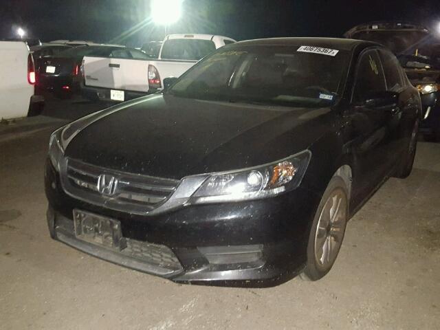 1HGCR2F31EA237891 - 2014 HONDA ACCORD LX BLACK photo 2