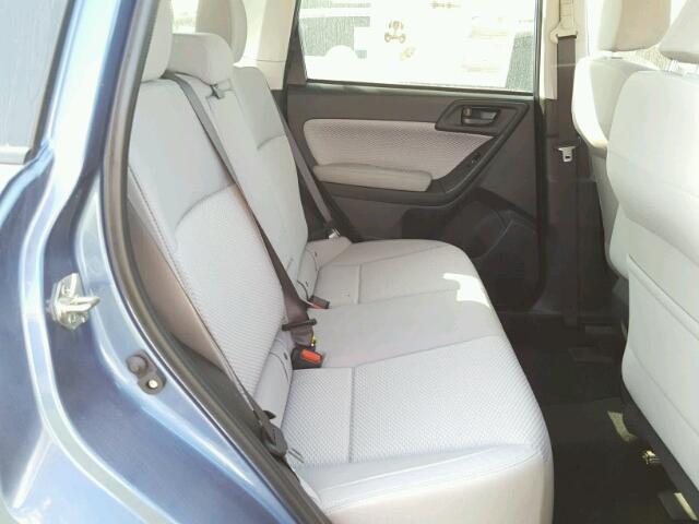 JF2SJAEC9JH429608 - 2018 SUBARU FORESTER 2 BLUE photo 6