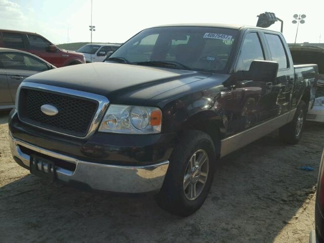 1FTRW12W97KB72846 - 2007 FORD F150 SUPER BLACK photo 2