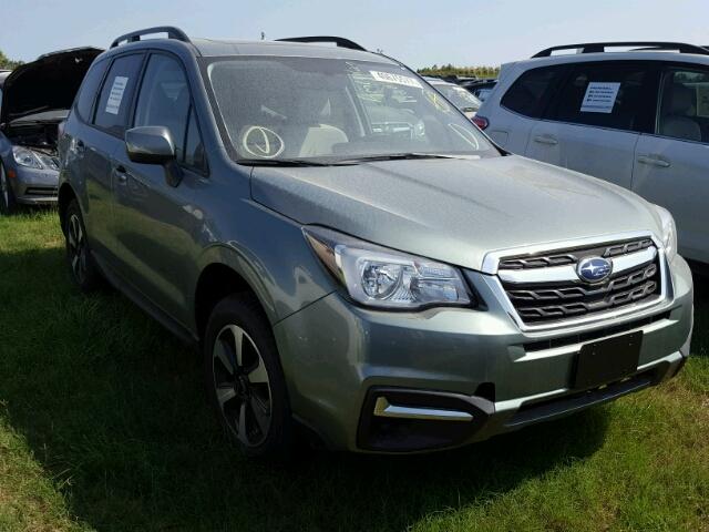 JF2SJAEC7JH429123 - 2018 SUBARU FORESTER 2 GRAY photo 1