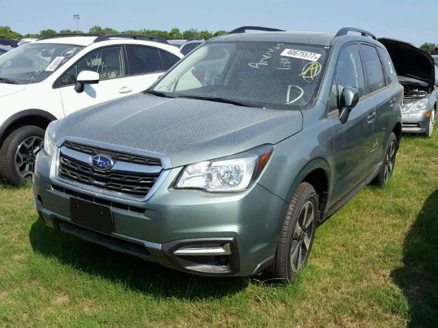 JF2SJAEC7JH429123 - 2018 SUBARU FORESTER 2 GRAY photo 2