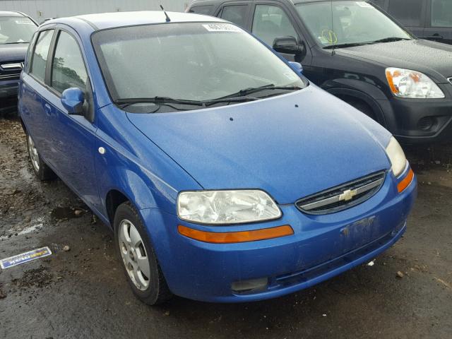 KL1TD66696B669078 - 2006 CHEVROLET AVEO BASE Mavi foto 1