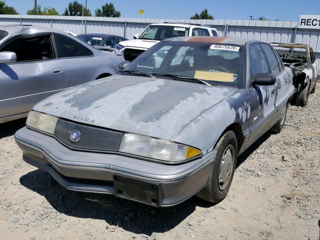 1G4NJ54N7NC652802 - 1992 BUICK SKYLARK GRAY photo 2