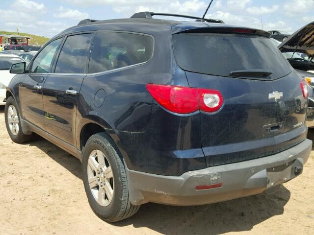 1GNLRFED4AS141586 - 2010 CHEVROLET TRAVERSE BLUE photo 3