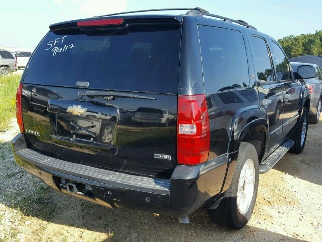 1GNFC13098R174697 - 2008 CHEVROLET TAHOE BLACK photo 4