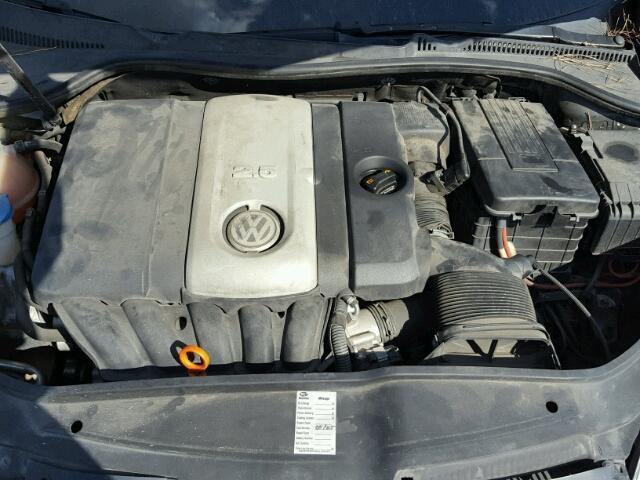 3VWEF71K87M159916 - 2007 VOLKSWAGEN JETTA WOLF BLACK photo 7