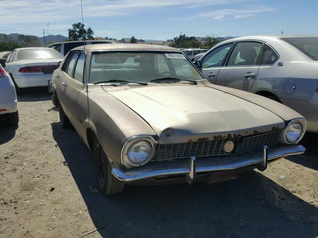 2K92L139470 - 1972 FORD MAVERICK BROWN photo 1