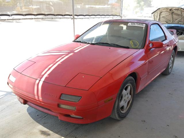 JM1FC3315M0906402 - 1991 MAZDA RX7 RED photo 2